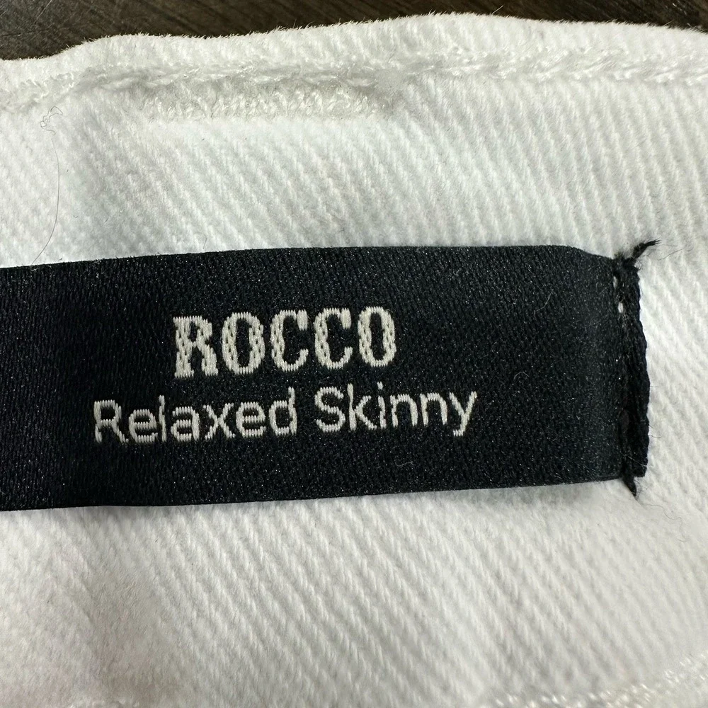 True Religion Rocco Jeans NEW‎ Mens Optic White Relaxed Skinny Sz 32 NWT